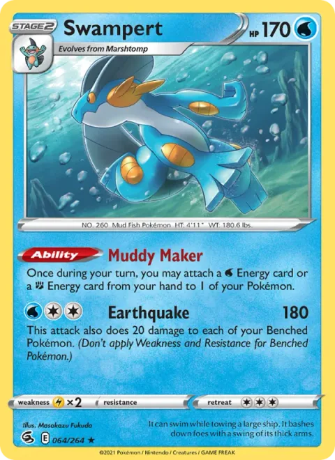 Swampert [Muddy Maker | Earthquake]