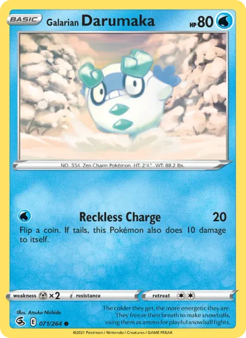 Galarian Darumaka [Reckless Charge]