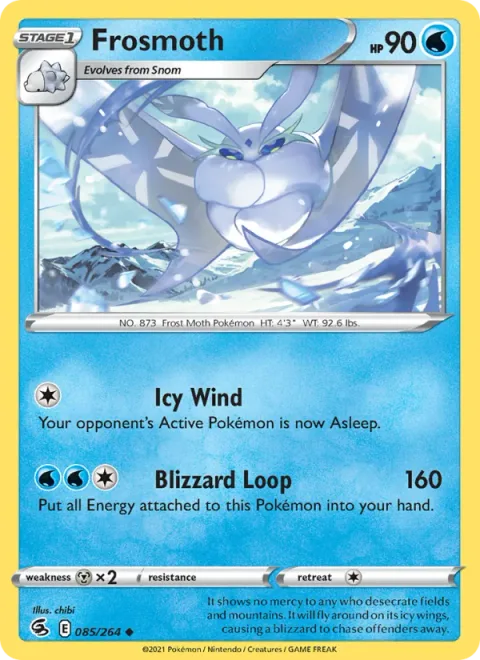Frosmoth [Icy Wind | Blizzard Loop]