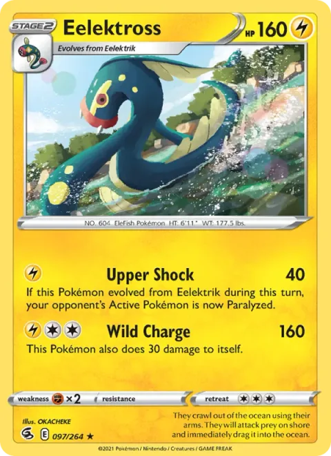 Eelektross [Upper Shock | Wild Charge]