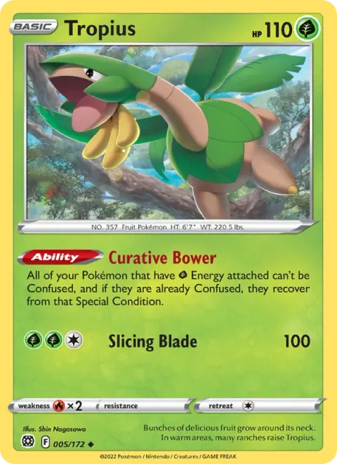Tropius [Curative Bower | Slicing Blade]