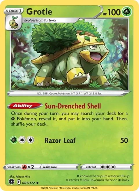 Grotle [Sun-Drenched Shell | Razor Leaf]