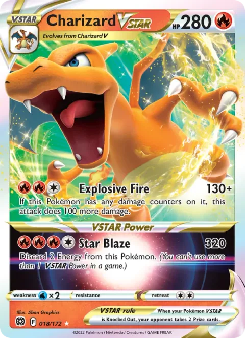 Charizard VSTAR [Explosive Fire | Star Blaze]