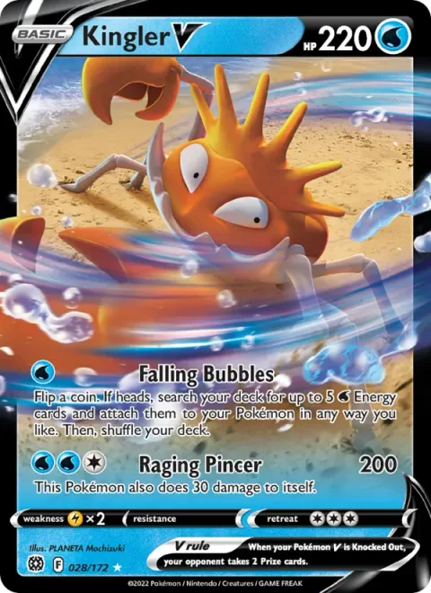 Kingler V [Falling Bubbles | Raging Pincer]