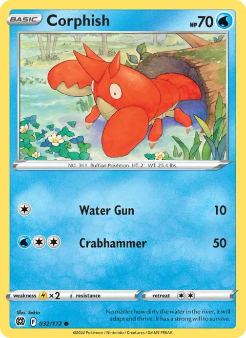 Corphish [Water Gun | Crabhammer]