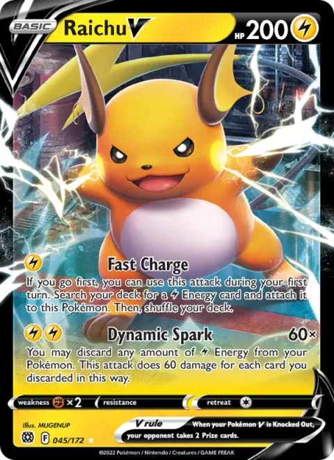 Raichu V [Fast Charge | Dynamic Spark]