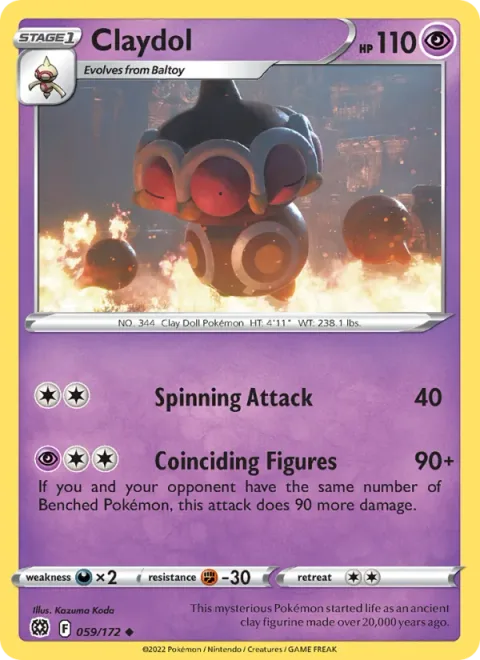 Claydol [Spinning Attack | Coinciding Figures]