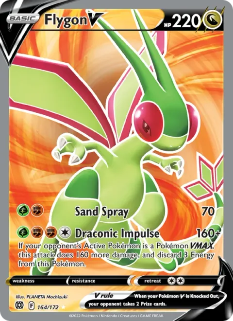 Flygon V [Sand Spray | Draconic Impulse]