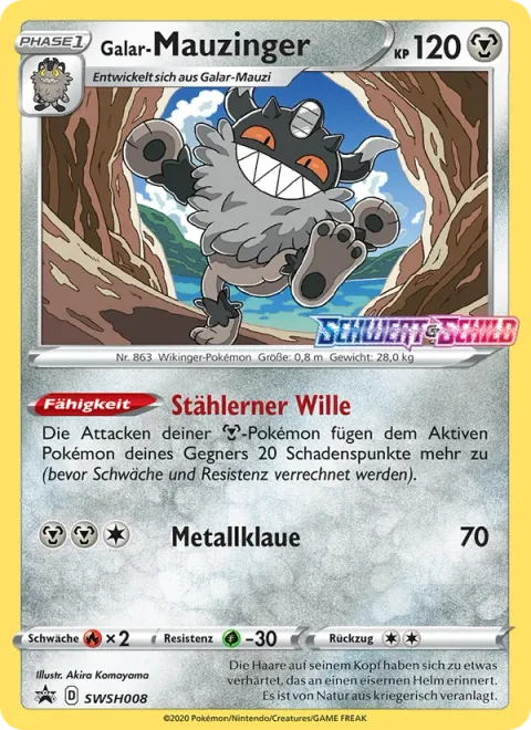 Galarian Perrserker [Steely Spirit | Metal Claw]