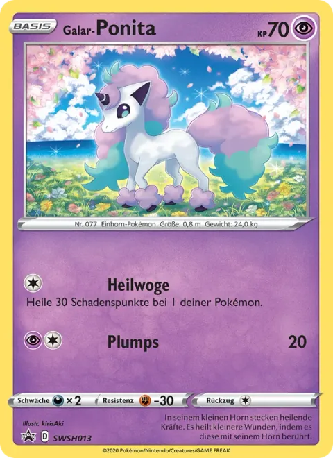 Galarian Ponyta [Heal Pulse | Flop]