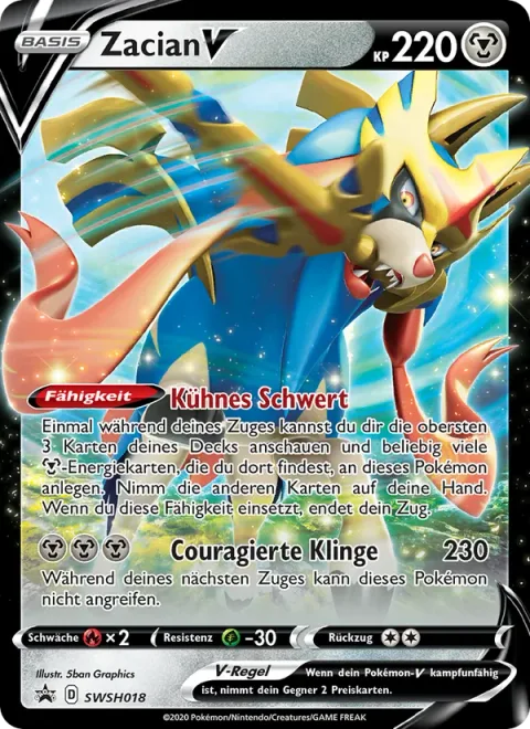 Zacian V [Intrepid Sword | Brave Blade]