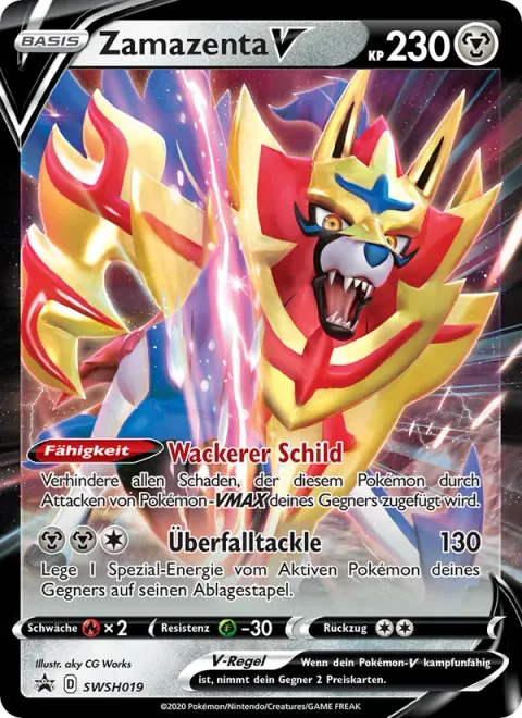 Zamazenta V [Dauntless Shield | Assault Tackle]