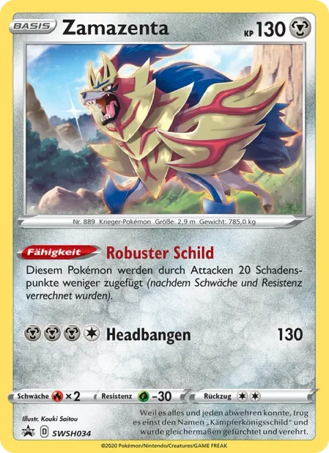 Zamazenta [Sturdy Shield | Headbang]