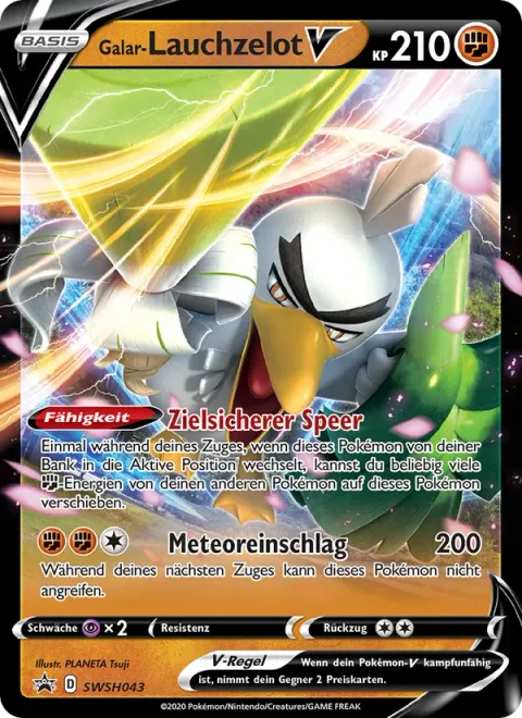 Galarian Sirfetch'd V [Resolute Spear | Meteor Smash]