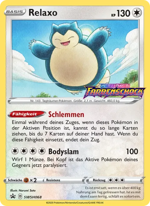Snorlax [Gormandize | Body Slam]
