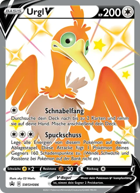 Cramorant V [Beak Catch | Spit Shot]