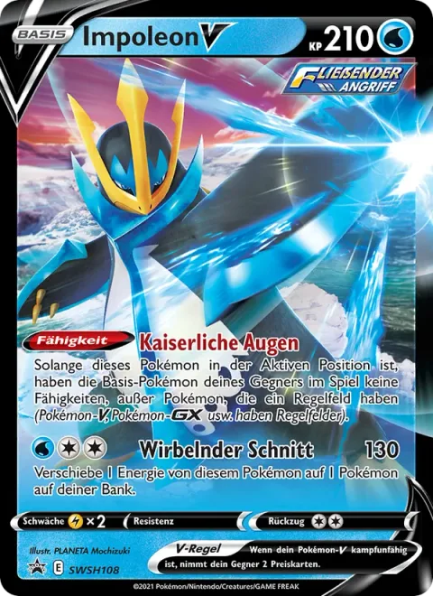 Empoleon V [Emperor's Eyes | Swirling Slice]
