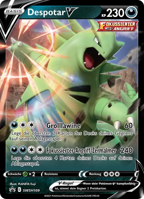 Tyranitar V [Cragalanche | Single Strike Crush]