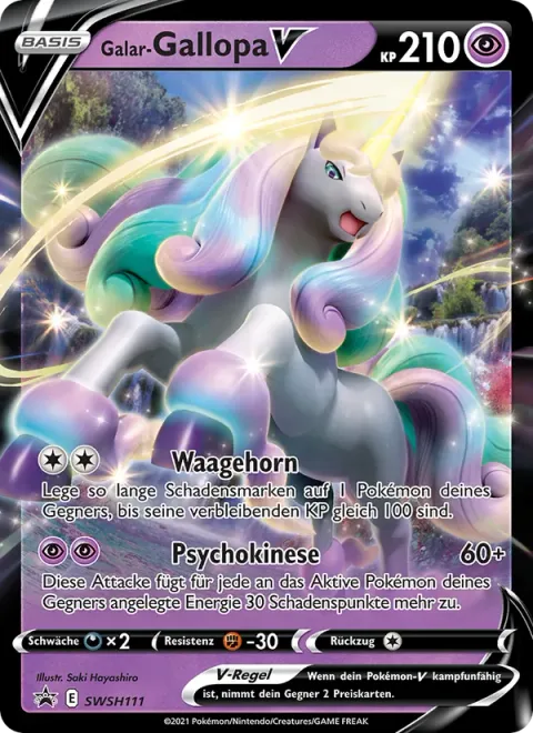 Galarian Rapidash V [Libra Horn | Psychic]