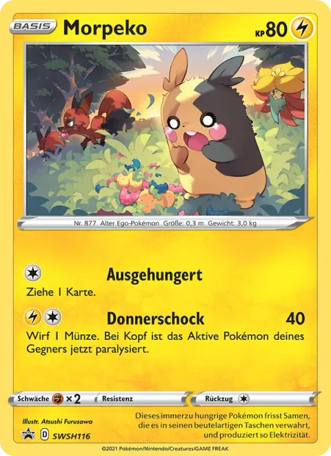 Morpeko [Famished | Thunder Shock]