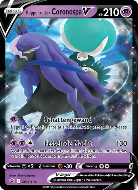 Shadow Rider Calyrex V [Cloak in Shadows | Hollow Binding]