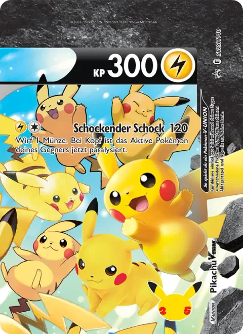 Pikachu V-UNION [Shocking Shock]