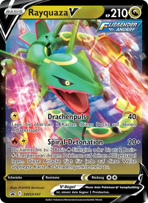 Rayquaza V [Dragon Pulse | Spiral Burst]