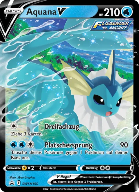 Vaporeon V [Triple Draw | Splash Jump]