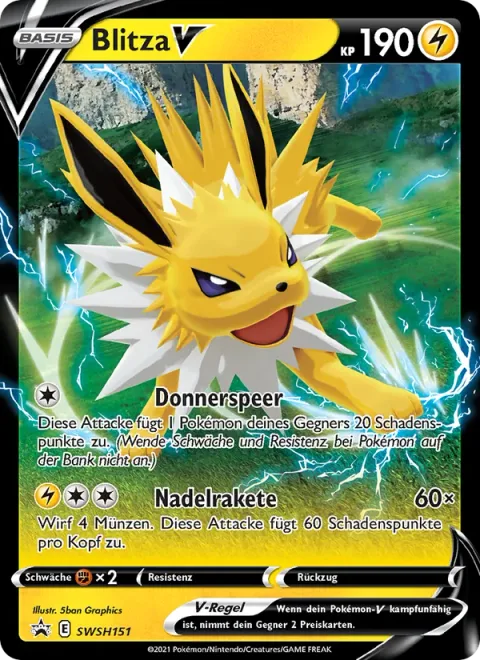 Jolteon V [Thunder Spear | Pin Missile]