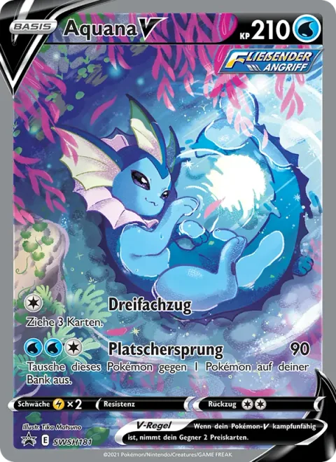 Vaporeon V [Triple Draw | Splash Jump]