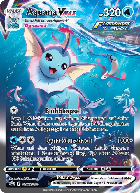 Vaporeon VMAX [Bubble Pod | Max Torrent]