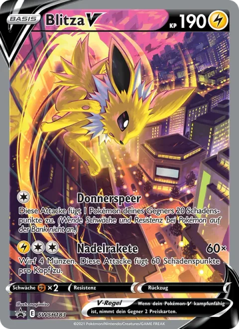 Jolteon V [Thunder Spear | Pin Missile]