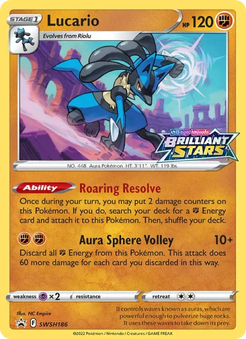 Lucario [Roaring Resolve | Aura Sphere Volley]
