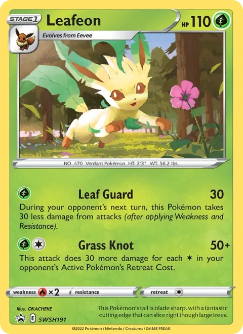 Leafeon [Leaf Guard | Grass Knot]