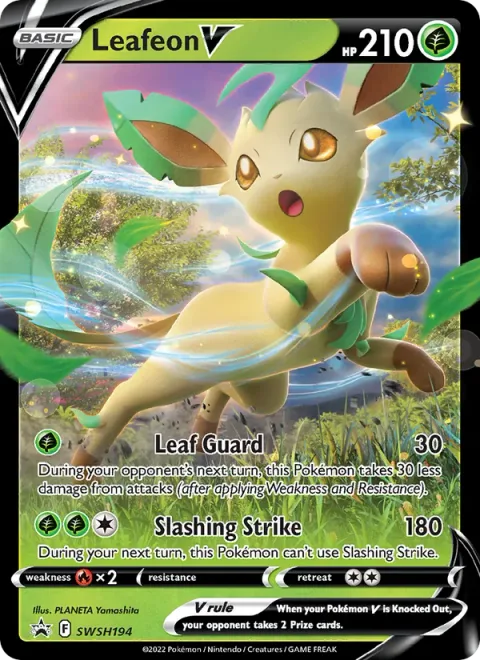 Leafeon V [Leaf Guard | Slashing Strike]
