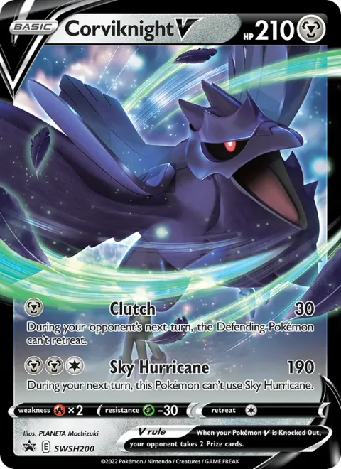 Corviknight V [Clutch | Sky Hurricane]