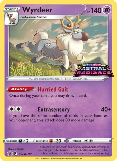 Wyrdeer [Hurried Gait | Extrasensory]