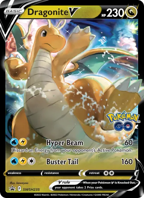 Dragonite V [Hyper Beam | Buster Tail]