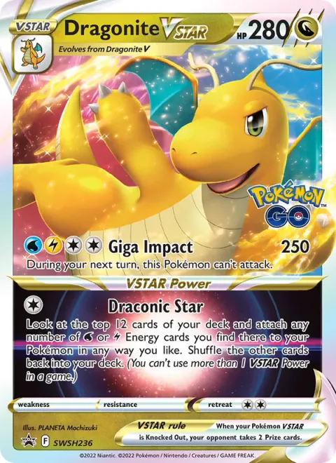 Dragonite VSTAR [Giga Impact | Draconic Star]