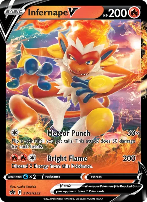 Infernape V [Meteor Punch | Bright Flame]