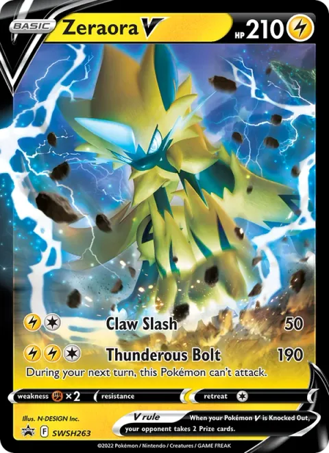 Zeraora V [Claw Slash | Thunderous Bolt]