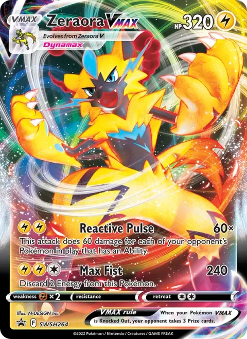Zeraora VMAX [Reactive Pulse | Max Fist]