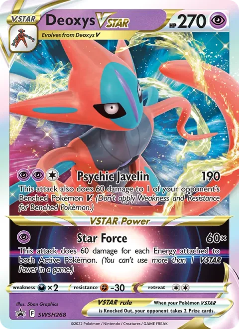 Deoxys VSTAR [Psychic Javelin | Star Force]