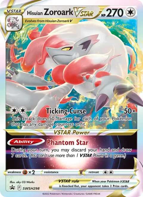 Hisuian Zoroark VSTAR [Ticking Curse | Phantom Star]