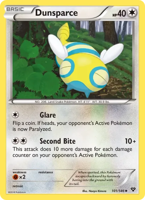 Dunsparce [Glare | Second Bite]