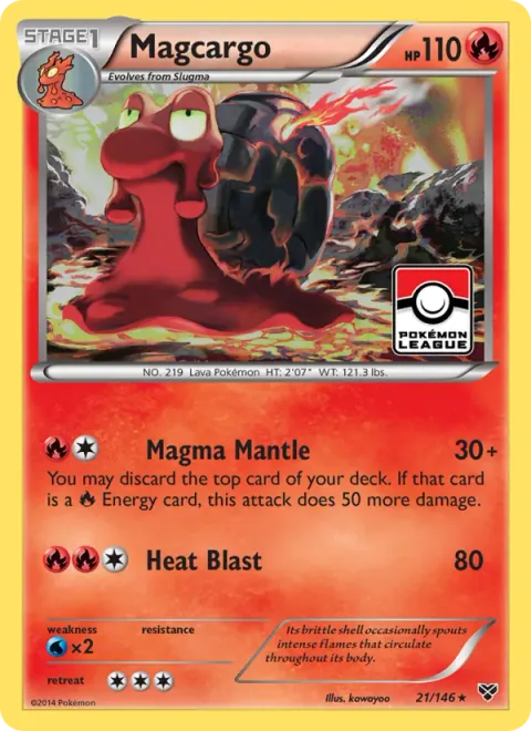 Magcargo [Magma Mantle | Heat Blast]