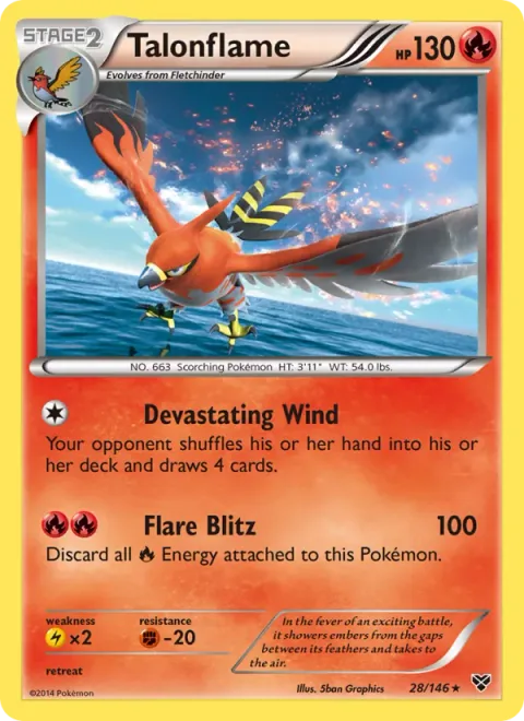 Talonflame [Devastating Wind | Flare Blitz]