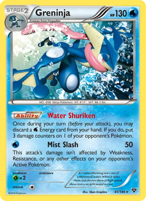 Greninja [Water Shuriken | Mist Slash]