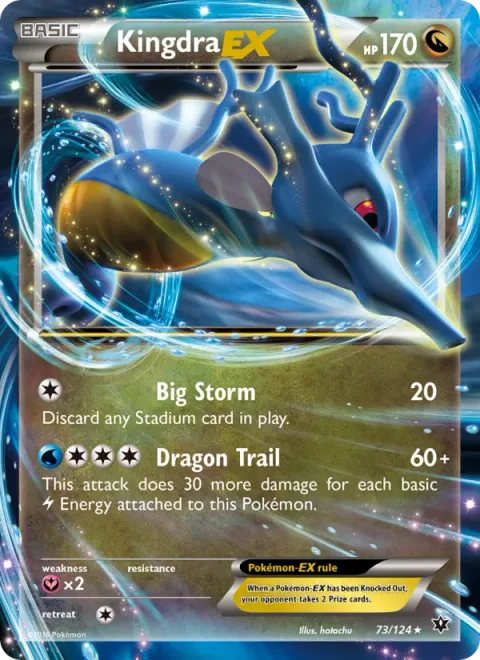 Kingdra EX [Big Storm | Dragon Trail]