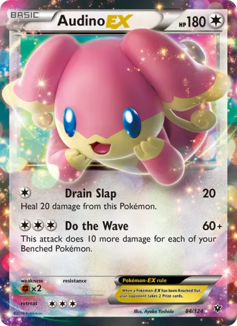 Audino EX [Drain Slap | Do the Wave]